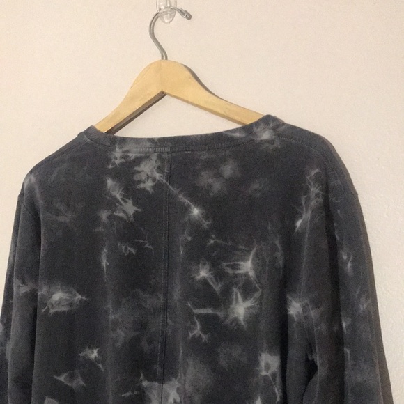 Jane and Delancey Tie Dye Crewneck Sweater Grey Size Medium - Picture 3 of 6